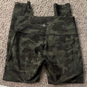 lululemon athletica Camouflage Leggings - Dark Green
